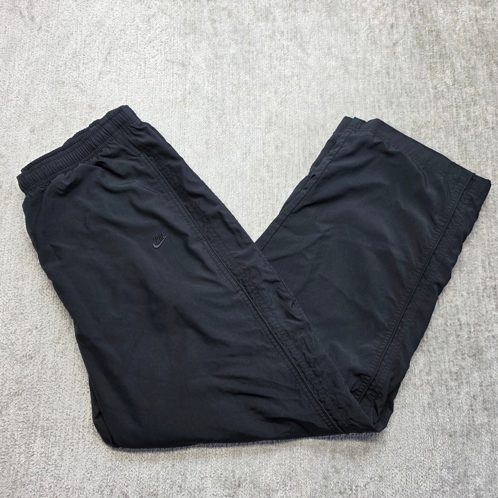 Nike Sportswear Mens XL Gray Black Track Pants 299362-011 Athletic Joggers